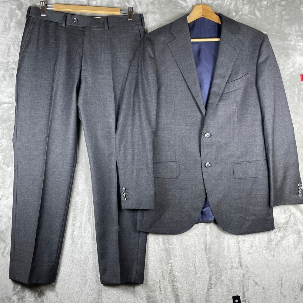 Suitsupply 3 Piece Suit Men 38 33x28 Wool S110 Vitale Barberis Canonico Lazio